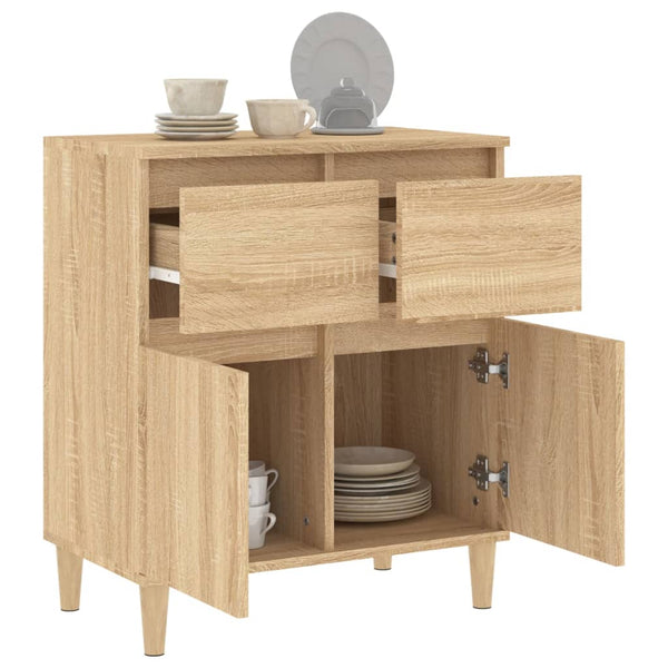 Sideboard Sonoma Oak 60X35x70 Cm Engineered Wood Sideboards & Buffets