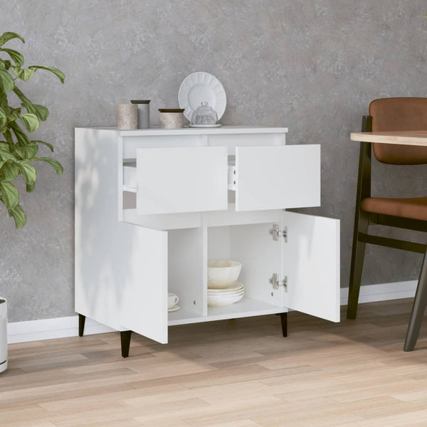 Sideboard White 60X35x70 Cm Engineered Wood Sideboards & Buffets
