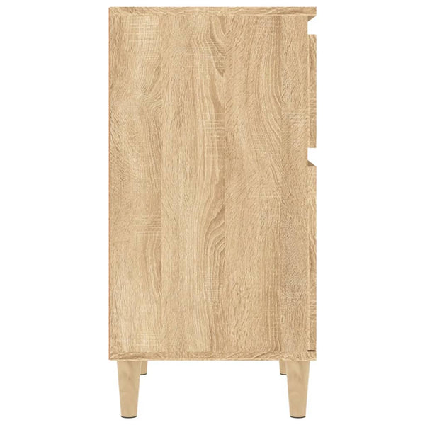Vidaxl Bedside Cabinets 2 Pcs Sonoma Oak 40X35x70 Cm Bedside Tables