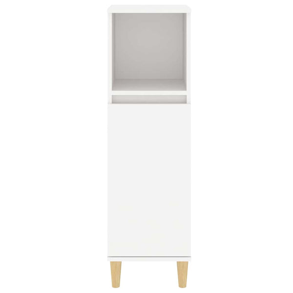 Vidaxl Bathroom Cabinet White 30X30x100 Cm Engineered Wood Bathroom Cabinets