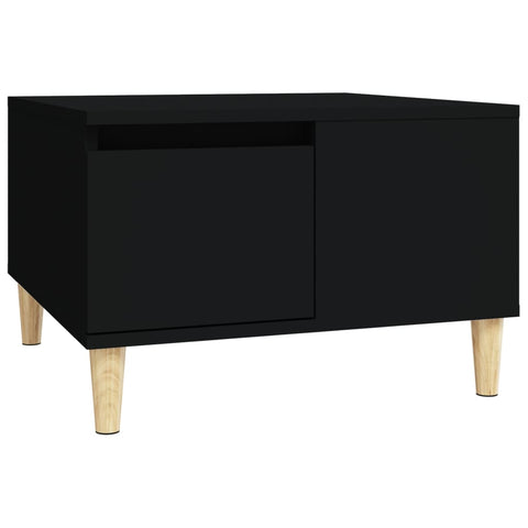 Coffee Table Black 55X55x36.5 Cm Engineered Wood Coffee Tables