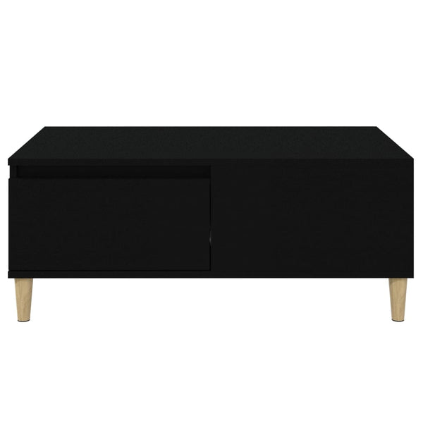 Coffee Table Black 90X50x36.5 Cm Engineered Wood Coffee Tables