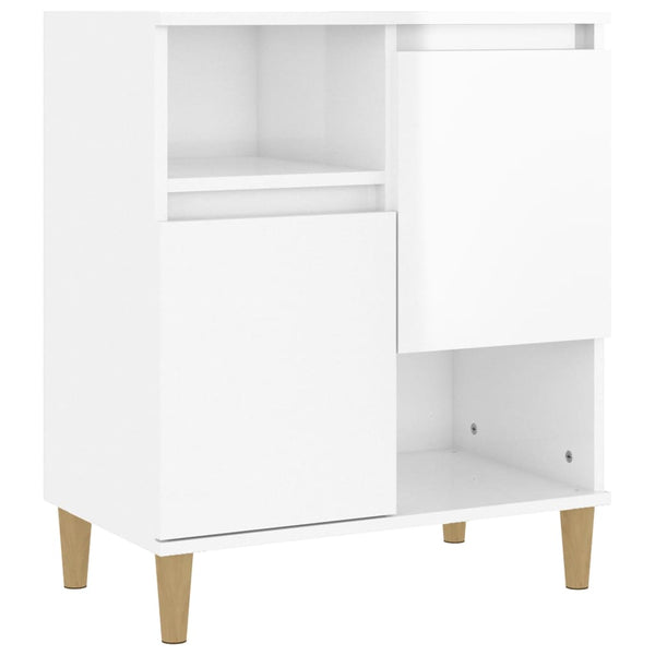 Sideboard High Gloss White 60X35x70 Cm Engineered Wood Sideboards & Buffets