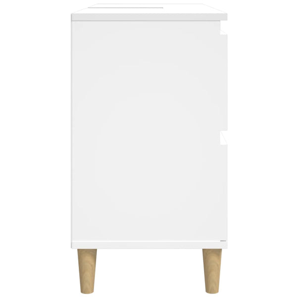 Sink Cabinet White 80X33x60 Cm Engineered Wood Bathroom Cabinets