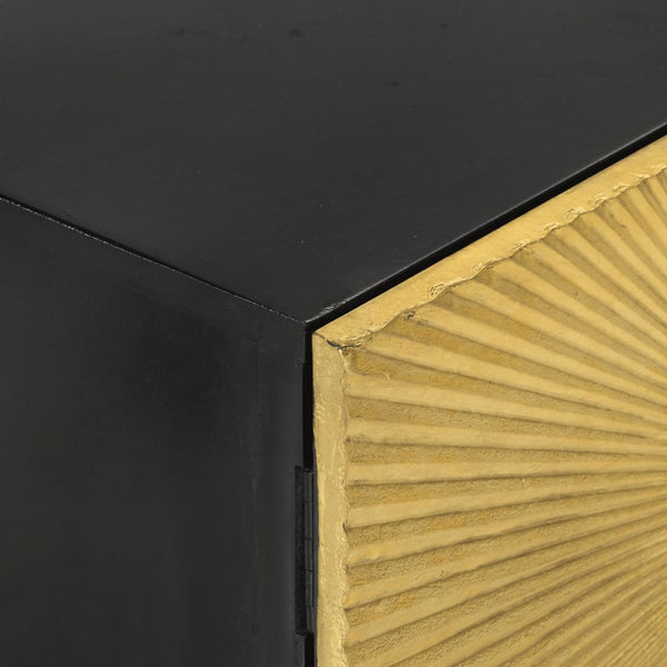 Tv Cabinet 110X30x45 Cm Solid Wood Mango Tv Stands & Entertainment Units