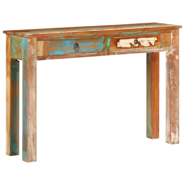 Console Table 110X30x75 Cm Solid Wood Reclaimed Tables
