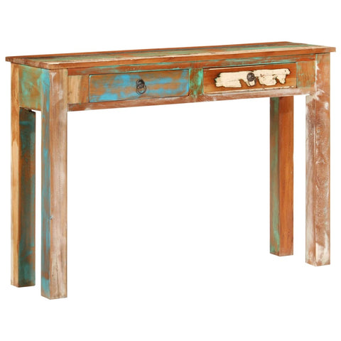 Console Table 110X30x75 Cm Solid Wood Reclaimed Tables