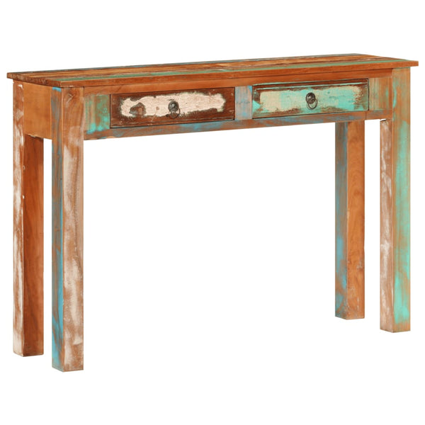 Console Table 110X30x75 Cm Solid Wood Reclaimed Tables