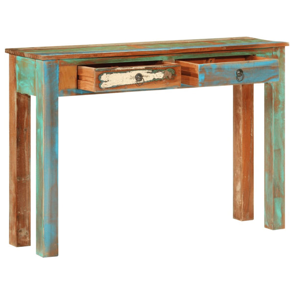 Console Table 110X30x75 Cm Solid Wood Reclaimed Tables