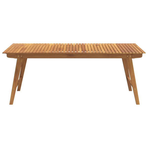 Garden Table 200X90x75 Cm Solid Wood Acacia Patio & Garden Tables