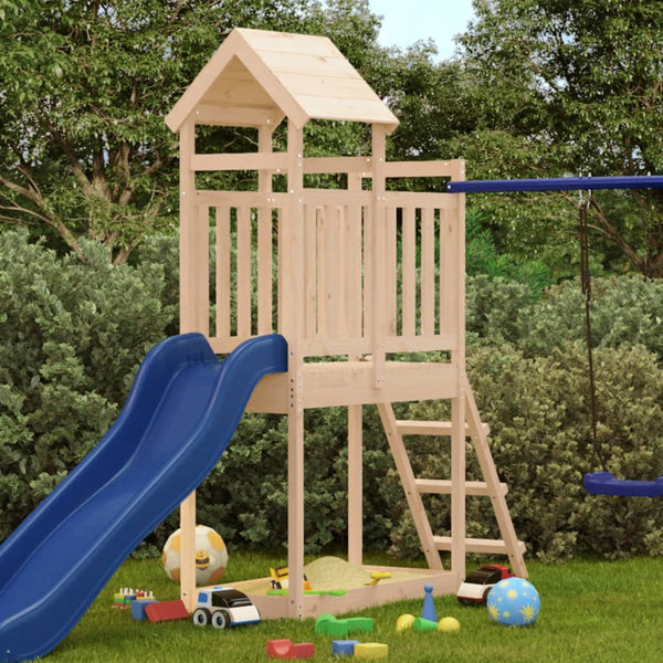 Outdoor Playset 53X110x214 Cm Solid Wood Pine Outdoor Play Sets