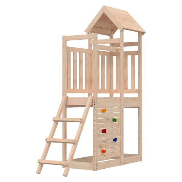 Outdoor Playset 52.5X110.5X214 Cm Solid Wood Pine Outdoor Play Sets