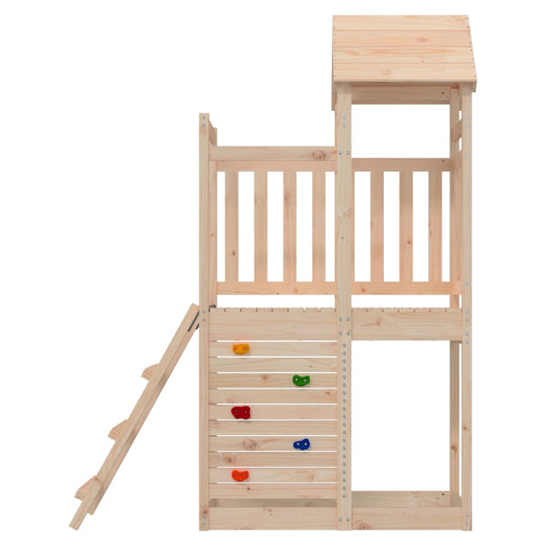 Outdoor Playset 52.5X110.5X214 Cm Solid Wood Pine Outdoor Play Sets