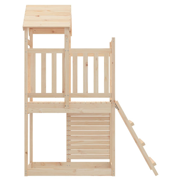 Outdoor Playset 52.5X110.5X214 Cm Solid Wood Pine Outdoor Play Sets
