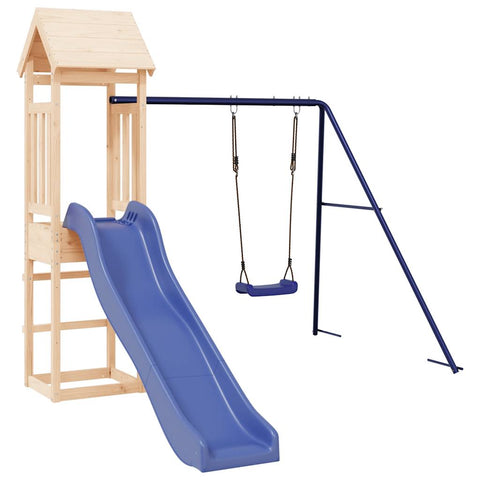 Outdoor Playset Solid Wood Pine Outdoor Play Sets