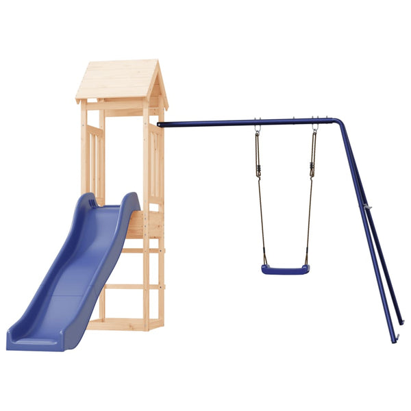 Outdoor Playset Solid Wood Pine Outdoor Play Sets
