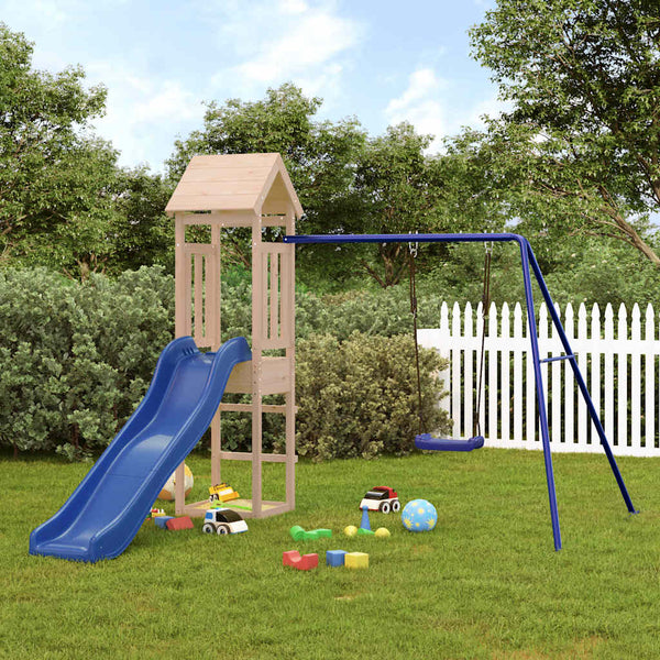 Outdoor Playset Solid Wood Pine Outdoor Play Sets