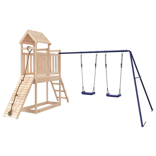 Outdoor Playset Solid Wood Pine Outdoor Play Sets