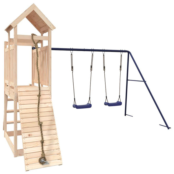 Outdoor Playset Solid Wood Pine Outdoor Play Sets