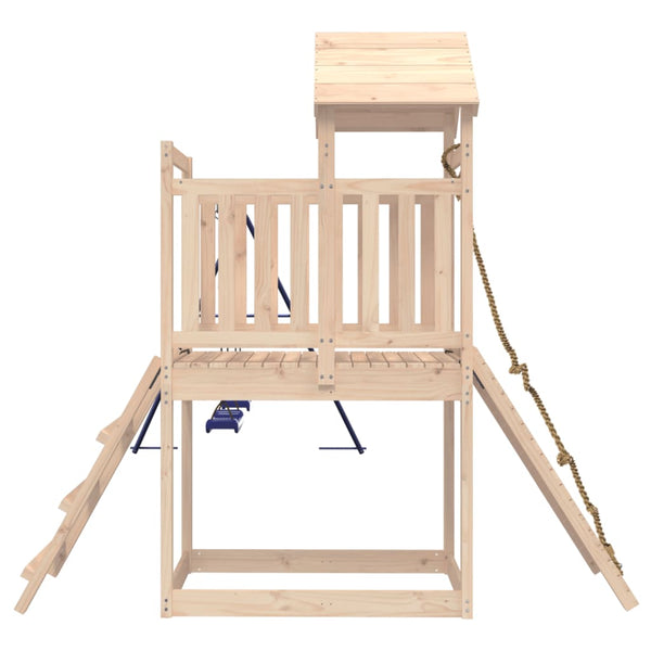 Outdoor Playset Solid Wood Pine Outdoor Play Sets