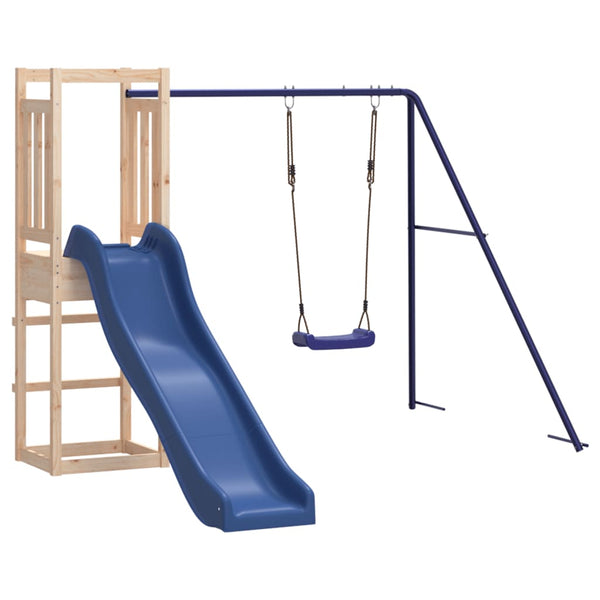 Outdoor Playset Solid Wood Pine Outdoor Play Sets