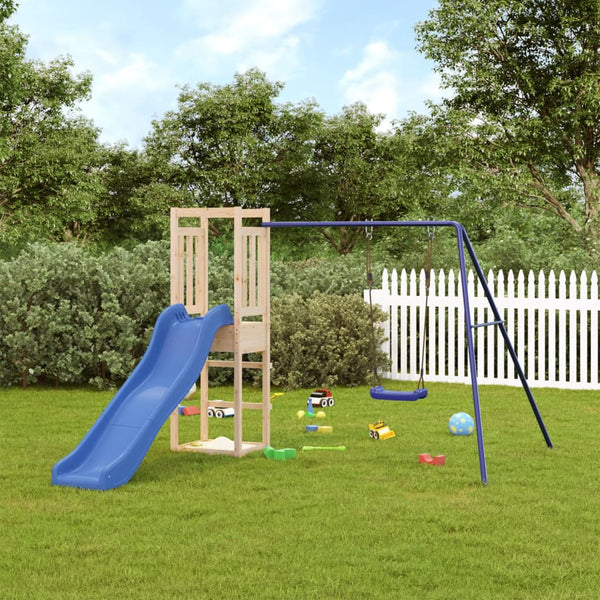 Outdoor Playset Solid Wood Pine Outdoor Play Sets