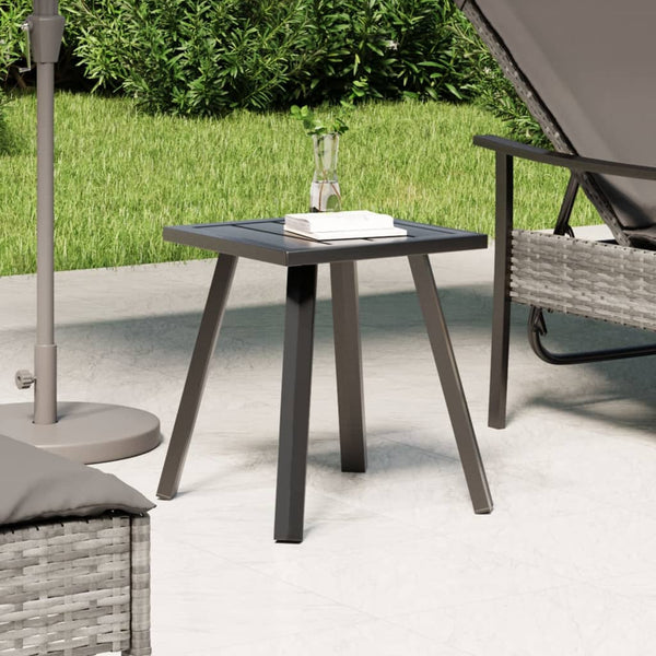 Garden Table Anthracite 34X34x38 Cm Steel Patio & Garden Tables