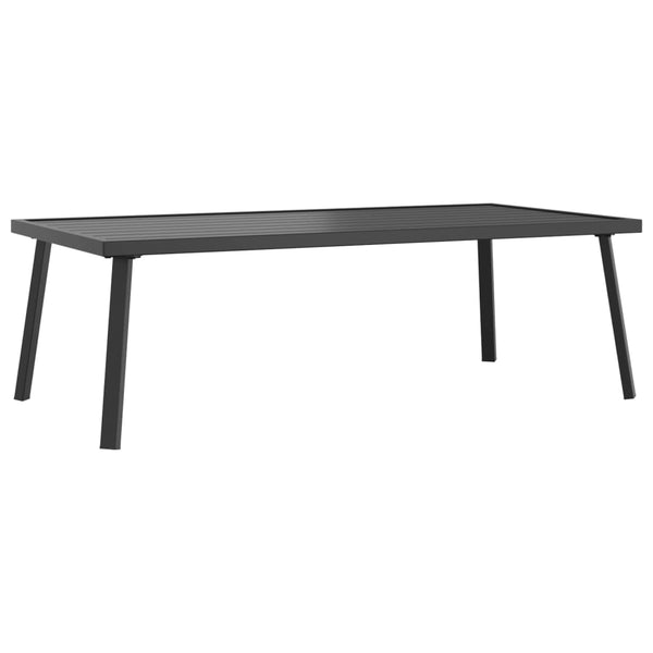 Garden Coffee Table Anthracite 110X55x35cm Steel Coffee Tables