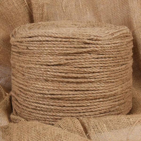 Vidaxl Jute Rope 25 M Long 6 Mm Thick Marine Rope