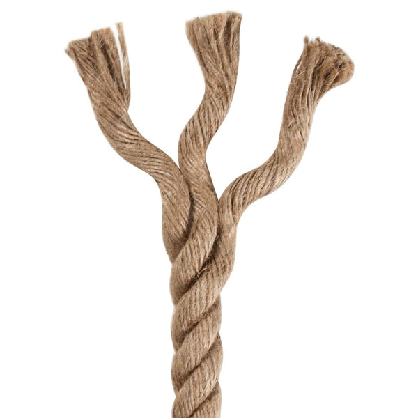 Vidaxl Jute Rope 100 M Long 8 Mm Thick Marine Rope