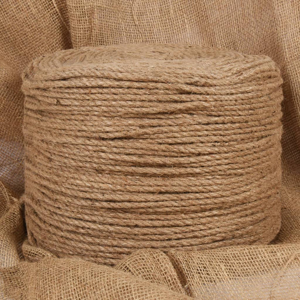 Vidaxl Jute Rope 100 M Long 8 Mm Thick Marine Rope