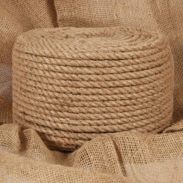 Vidaxl Jute Rope 50 M Long 10 Mm Thick Marine Rope
