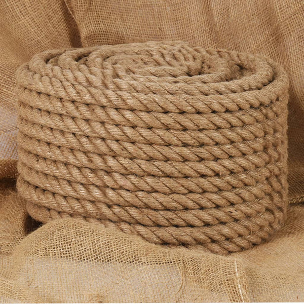 Vidaxl Jute Rope 25 M Long 20 Mm Thick Ropes Cords & Slings