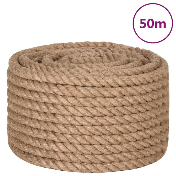 Vidaxl Jute Rope 50 M Long 24 Mm Thick Crafting Tools
