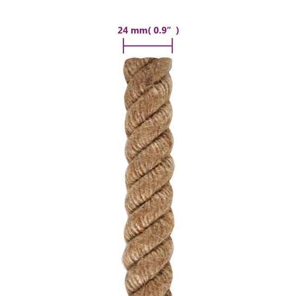 Vidaxl Jute Rope 50 M Long 24 Mm Thick Crafting Tools