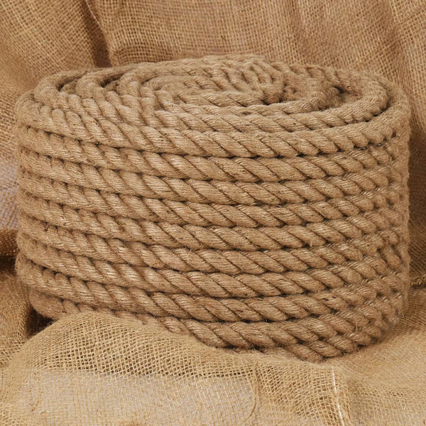 Vidaxl Jute Rope 50 M Long 24 Mm Thick Crafting Tools