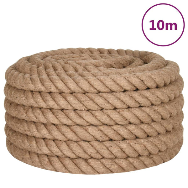 Vidaxl Jute Rope 10 M Long 30 Mm Thick Ropes Cords & Slings