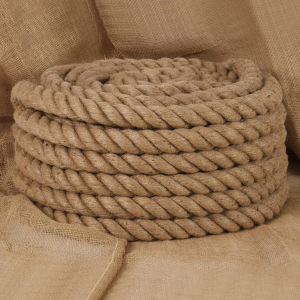Vidaxl Jute Rope 10 M Long 30 Mm Thick Ropes Cords & Slings