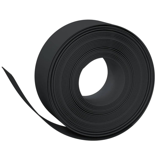 Garden Edging Black 10 M 20 Cm Polyethylene Garden Edging & Borders