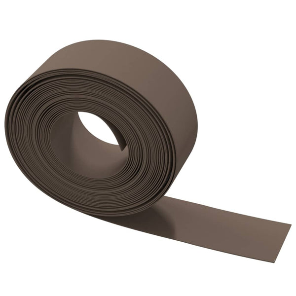 Vidaxl Garden Edging Brown 10 M 20 Cm Polyethylene Garden Edging & Borders