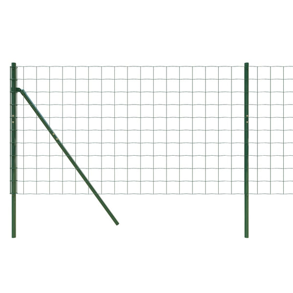 Wire Mesh Fence Green 1X25 Galvanised Steel