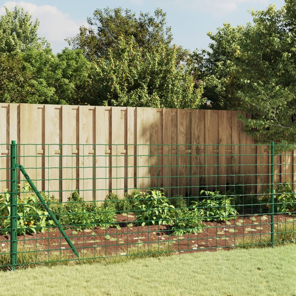 Wire Mesh Fence Green 1X25 Galvanised Steel