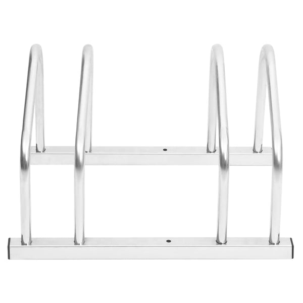 Vidaxl Bike Rack For 2 Bikes Galvanised Steel Bicycle Stands & Storage