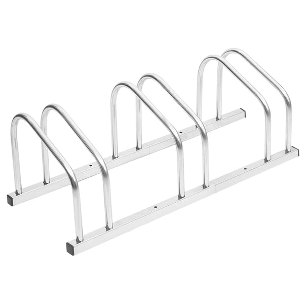 Bike Rack For 3 Bikes Galvanised Steel Bicycle Stands & Storage