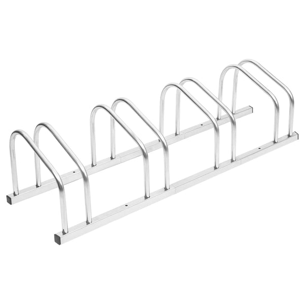 Vidaxl Bike Rack For 4 Bikes Galvanised Steel Bicycle Stands & Storage
