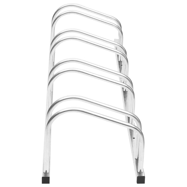 Vidaxl Bike Rack For 4 Bikes Galvanised Steel Bicycle Stands & Storage