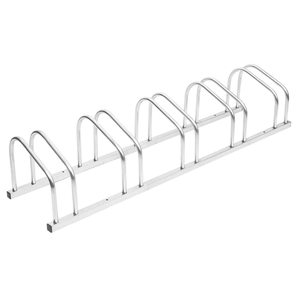 Vidaxl Bike Rack For 5 Bikes Galvanised Steel Bicycle Stands & Storage