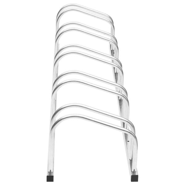 Vidaxl Bike Rack For 5 Bikes Galvanised Steel Bicycle Stands & Storage