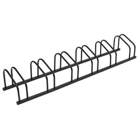 Bike Rack For 6 Bikes Black Steel Bicycle Stands & Storage