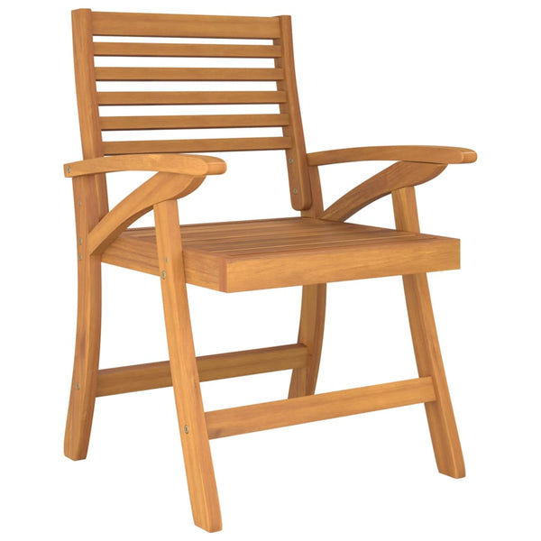 7 Piece Garden Dining Set Solid Wood Acacia Outdoor Dining Sets